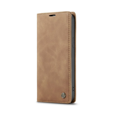 CASEME Apple iPhone 12 Pro Max Retro Wallet Case - Brown - Casebump