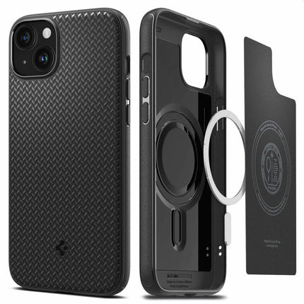 Spigen Apple iPhone 15 Plus Mag Armor Case (Black) Magfit ACS06671 - Casebump