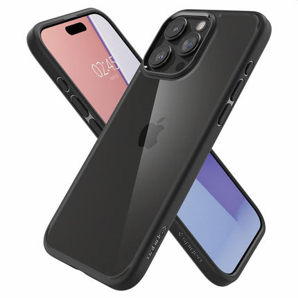 Spigen Ultra Hybrid Case Apple iPhone 15 Pro (Matte Black) ACS06713 - Casebump