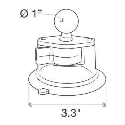 RAM Components - RAM-B-224-1U - Casebump