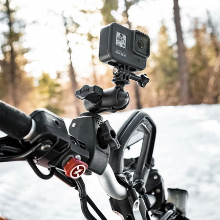 RAM Tough-Claw Double Ball Mount with Universal Action Camera Adapter -RAP-B-400-GO1U - Casebump