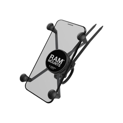 RAM® X-Grip® Large Phone Mount with RAM® EZ-On/Off™ Bicycle Mount (Black) - Casebump