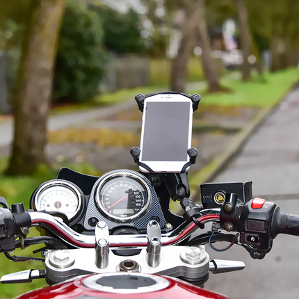 RAM® X-Grip® Large Phone Holder with RAM® U-Bolt Bike Mount - Casebump