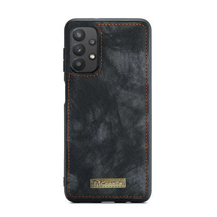 CASEME Samsung Galaxy A32 5G Vintage Portemonnee Hoesje - Black - Casebump