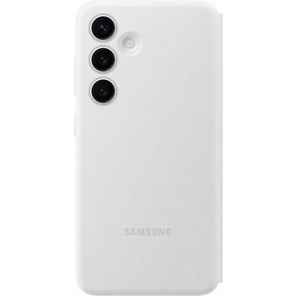 Samsung Galaxy S24 Smart View Wallet Case (White) - EF-ZS921CWEGWW - Casebump