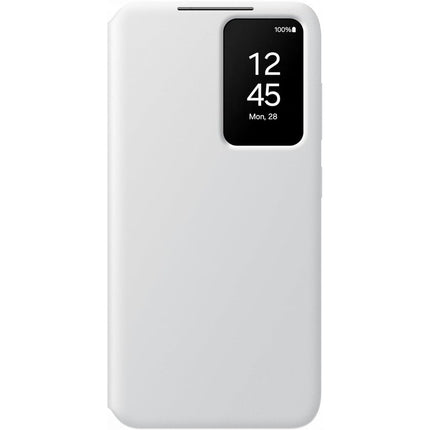 Samsung Galaxy S24+ Smart View Wallet Case (White) - EF-ZS926CWEGWW - Casebump