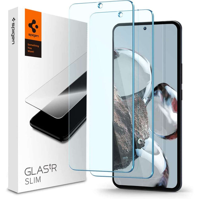 Spigen Glas tR Slim Xiaomi 12T / 12T Pro Tempered Glass (2-pack) - AGL05918 - Casebump