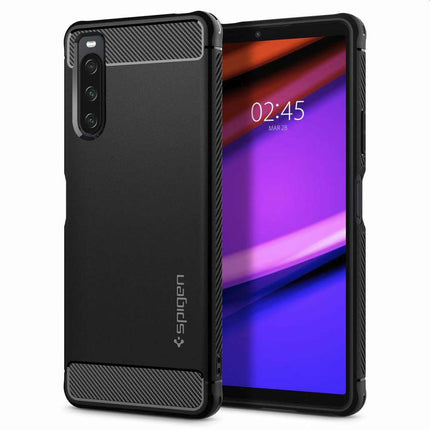 Spigen Rugged Armor Case Sony Xperia 10 IV (Black) ACS04554 - Casebump