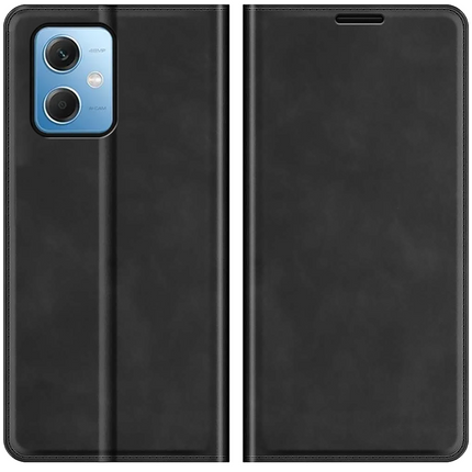 Xiaomi Redmi Note 12 5G Magnetic Wallet Case - Black - Casebump