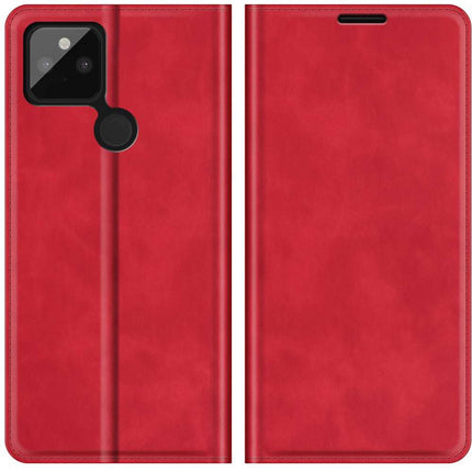 Google Pixel 5a Wallet Case Magnetic - Red - Casebump