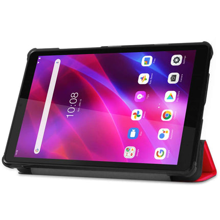 Lenovo Tab M8 3rd Smart Tri-Fold Case (Red) - Casebump