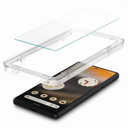 Spigen Google Pixel 6A Glas tR AlignMaster Met Montage Frame 2-pack AGL04695 - Casebump