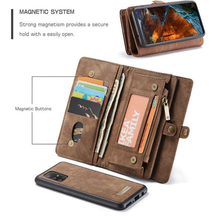 CASEME Samsung Galaxy A51 Vintage Portemonnee Hoesje - Brown - Casebump