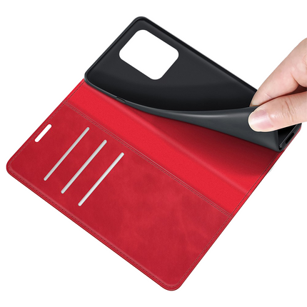 Xiaomi Redmi Note 12 Pro 5G Magnetic Wallet Case - Red - Casebump