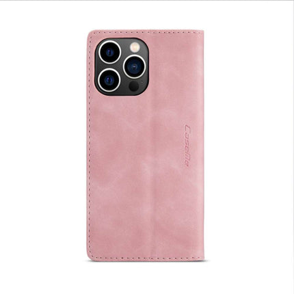 CASEME iPhone 14 Pro Max Retro Wallet Case - Pink - Casebump