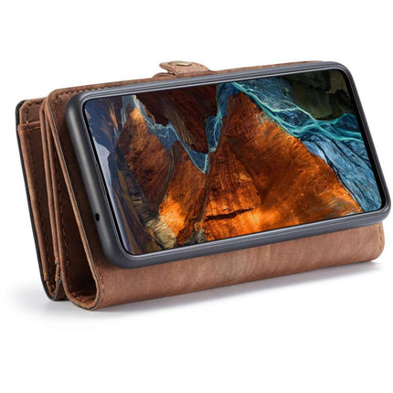 CASEME Samsung Galaxy A51 Vintage Portemonnee Hoesje - Brown - Casebump