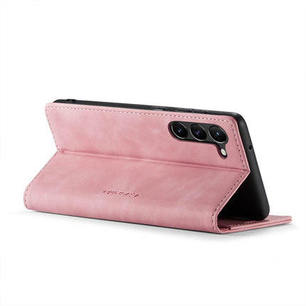 CASEME Samsung Galaxy S23+ Retro Wallet Case - Pink - Casebump