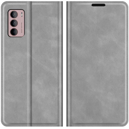 Motorola Moto G42 Wallet Case Magnetic - Grey - Casebump