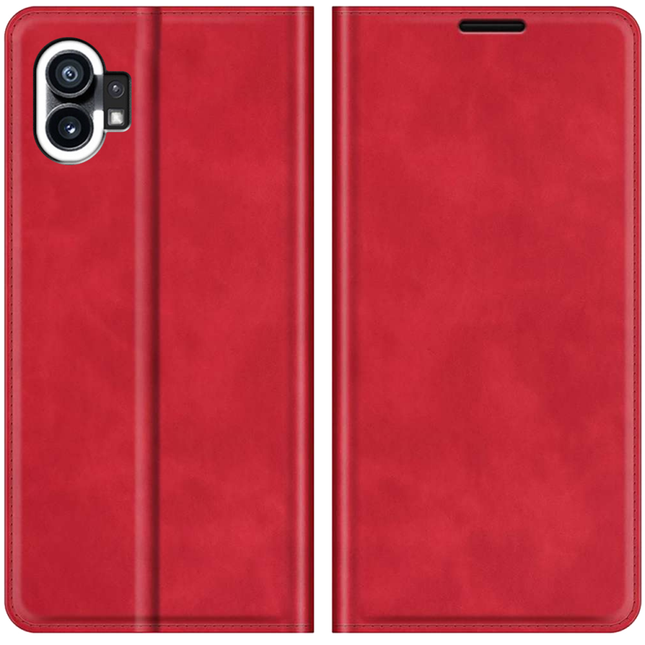 Nothing Phone (1) Wallet Case Magnetic - Red - Casebump