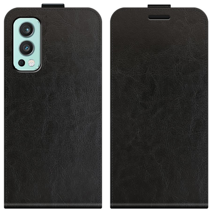 OnePlus Nord 2 5G Flip Case (Black) - Casebump