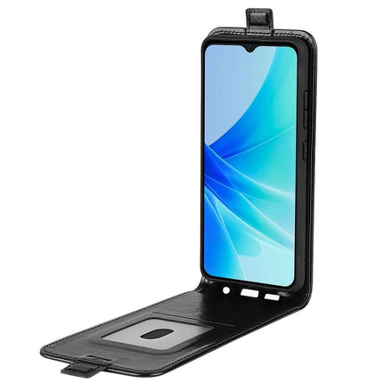 Oppo A57 Flip Case (Black) - Casebump