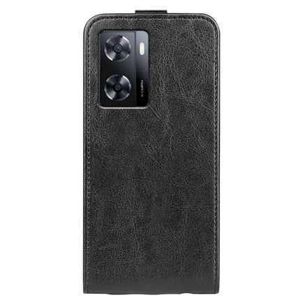 Oppo A57 Flip Case (Black) - Casebump