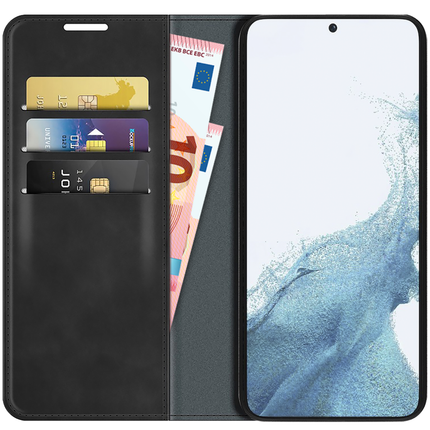 Samsung Galaxy A54 Wallet Case Magnetic - Black - Casebump