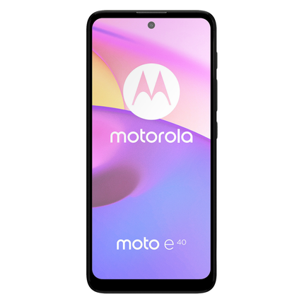 Full Cover Screenprotector Motorola Moto E40 Tempered Glass - black - Casebump