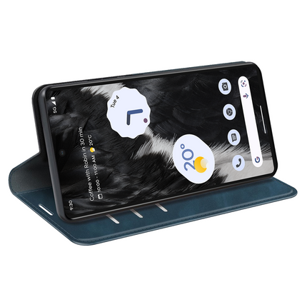 Google Pixel 7 Pro Magnetic Wallet Case - Blue - Casebump