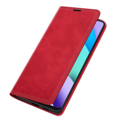 Xiaomi Redmi 10 2022 Wallet Case Magnetic - Red - Casebump